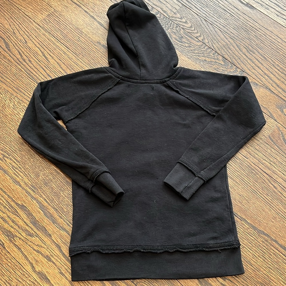 Vintage Havana Boys Black Hooded Sweatshirt- size 4 - Picture 4 of 5